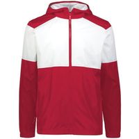scarlet / white