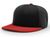 black / red