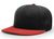 black / red