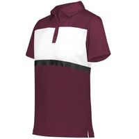 maroon / white