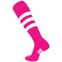 neon pink / white