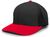 black / red