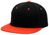 black / orange