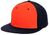 orange panel / navy