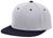 silver / navy