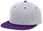 silver / purple