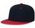 black / red