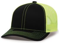 black - neon yellow
