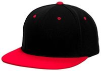 black / red