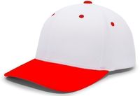 white / red