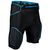 black / optic blue