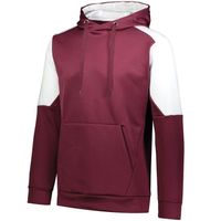 maroon / white