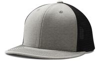 heather grey / black