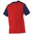 scarlet / navy