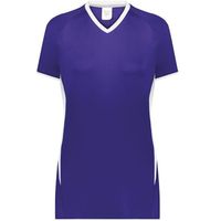purple / white