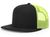 black / neon yellow