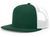 dark green / white