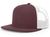 maroon / white