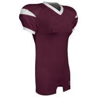 maroon / white