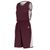 maroon / white