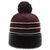 maroon / black / white
