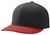 black / red