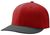 scarlet red / black