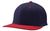 navy / scarlet