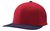 scarlet red / navy