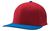scarlet red / royal