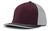 maroon - white / black