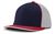 navy - white / scarlet