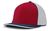 scarlet red - white / navy