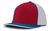 scarlet red - white / royal