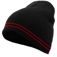 black / red
