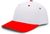 white / red