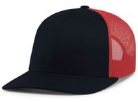 navy / red