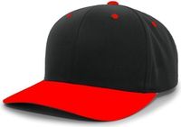 black / red