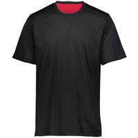 black / red