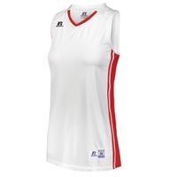 white / red