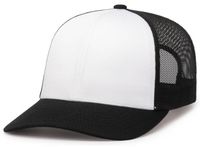 white panel / black