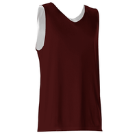 maroon / white
