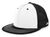 white panel / black