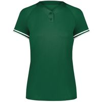 dark green / white