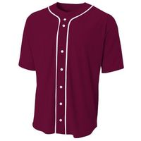 maroon / white