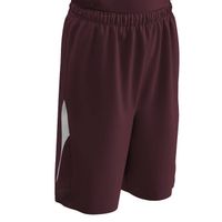maroon / white