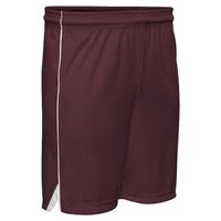 maroon / white