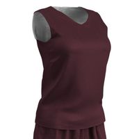 maroon / white