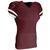maroon / white