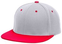 silver / red